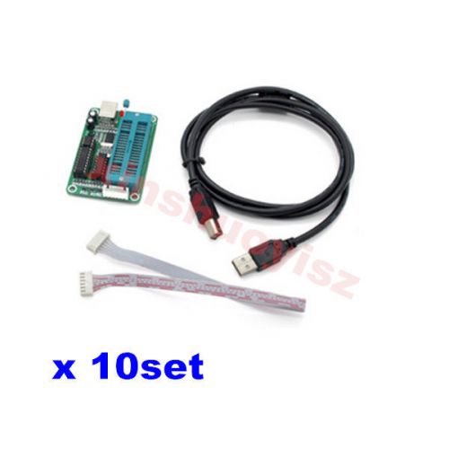 [10x]pic k150 usb automatic microcontroller programmer+icsp download cable for sale