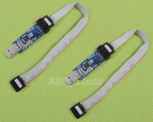 2PCS  USBISP USBasp 3.3V / 5V AVR Programmer USB ATMEGA8