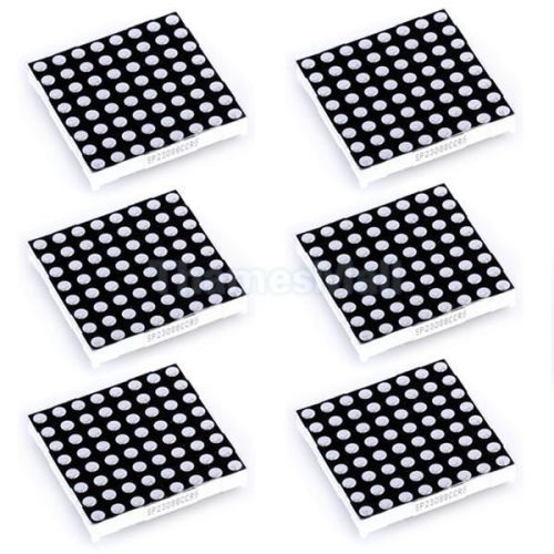 6pcs 8 x 8 Bicolor Red &amp; Green LED Dot Matrix Display Common Anode 24 pins Hi-Q