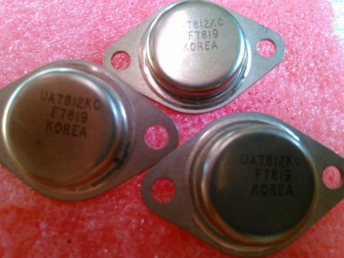 1PCS UA7812KC   Encapsulation:TO3,POSITIVE-VOLTAGE REGULATORS NEW OLD STOCK