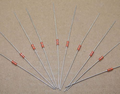 50pcs NTC Thermistor 100K ohm 1% B 3920 Diode Type Glass Encapsulated Thermistor