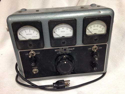 General Radio Company W5MT3AW 5W Metered Variac Autotransformer