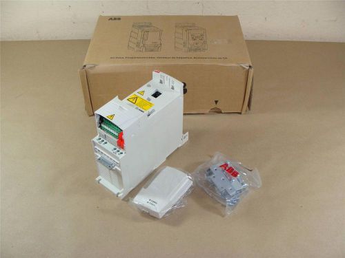 ABB ACS310-03U-02A6-4 + J404 VFD VARIABLE FREQUENCY DRIVE 480 VAC 3? 1HP 2.4 AMP