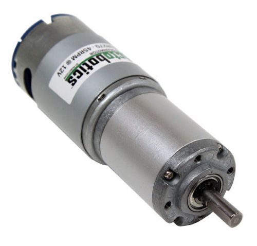 12 RPM 6-12V Heavy Duty Planetary Gearmotor w/ Metal Gears (721:1 ratio)