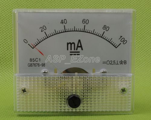 Hot DC Ammeter Head Pointer 100MA