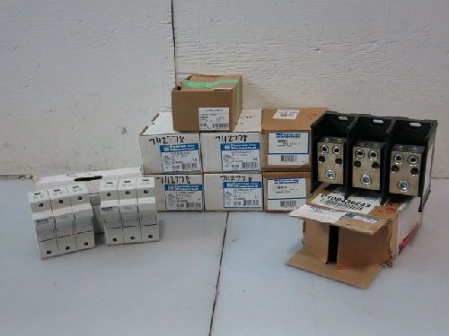 15 FERRAZ SHAWMUT FUSEHOLDER &amp; FUSE BLOCK LOT, US3J3, J214460B