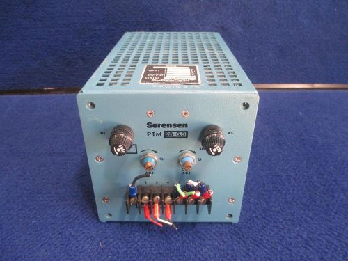 #m233 sorensen ptm 28-6.0 power supply for sale