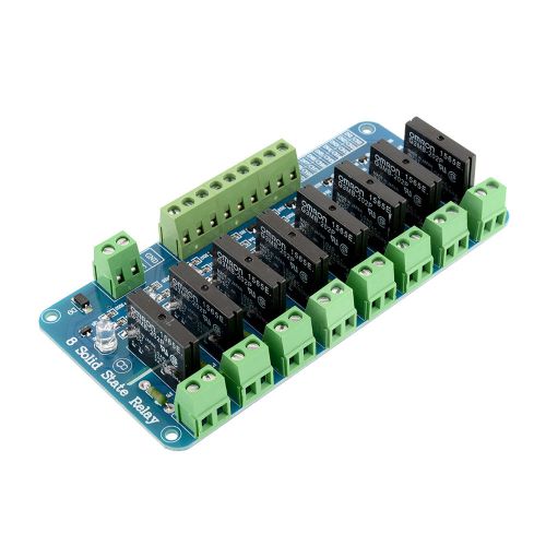 1pcs 250V 2A 8 Channel OMRON G3MB-202P Solid State Relay Module Board For