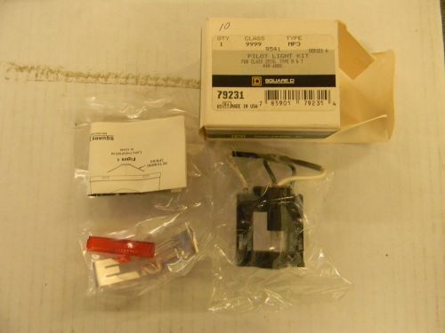 Square D 9999   9541   MP3   RED PILOT LIGHT KIT TYPE M&amp;T  79231  LOT OF 2!!