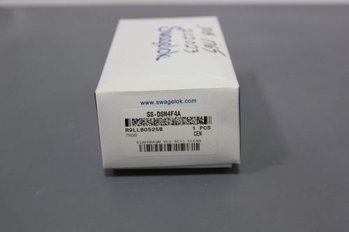 NEW SWAGELOK HIGH PRESSURE DIAPHRAGM SEALED VALVE SS-DSM4F4A (S19-2-6E)