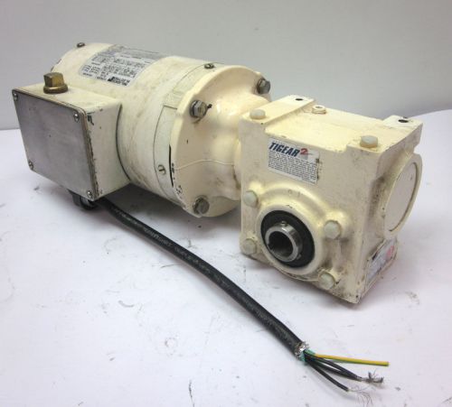 Reliance P56X4717M 1-Hp 3-Ph 1725RPM Motor &amp; Speed Reducer GearBox E-Z Kleen