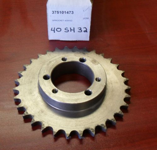 Sprocket 40SH32 pitch #40 - 32 teeth for bushing SH steel  w free shipping