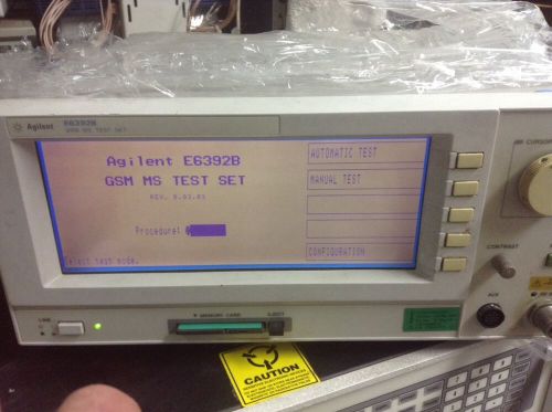 Agilent E6392B GSM 900 / 1800 Mhz Communication Cell MS Test-Set Tested power on