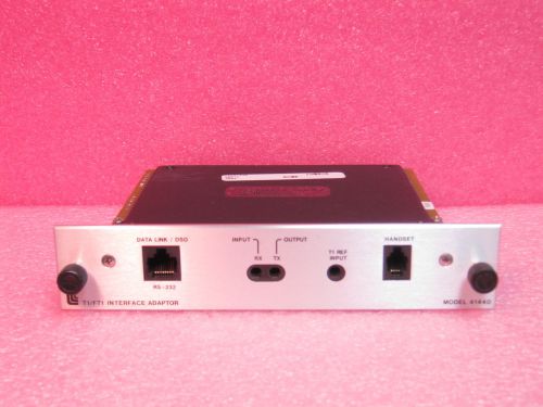 TTC FIREBERD 41440 T1/FT1 INTERFACE ADAPTER MODULE FOR ANALYZERS