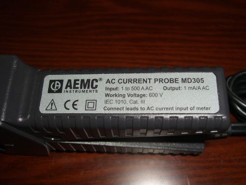 Aemc md305 ac current probe **tested** for sale