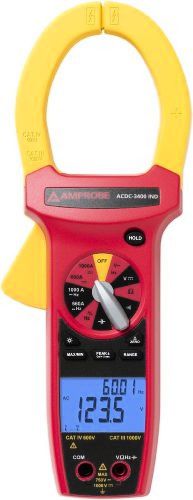 Amprobe ACDC-3400 IND AC/DC CAT IV True-RMS Clamp Meter