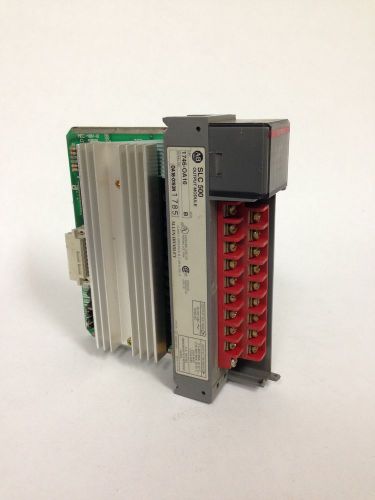 ALLEN BRADLEY 1746-OA16 SLC 500 OUTPUT MODULE SER B 85-265 VAC 50/60Hz