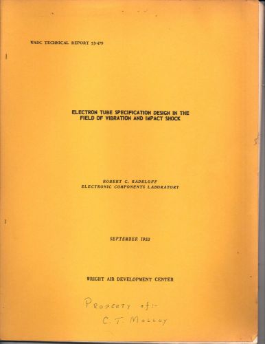 Electron Tube Specification Design In The Field Of Vibration And Impact Shock