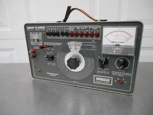 Sprague Tel-OhMike Model TO-6 Capacitor Analyzer / Tester