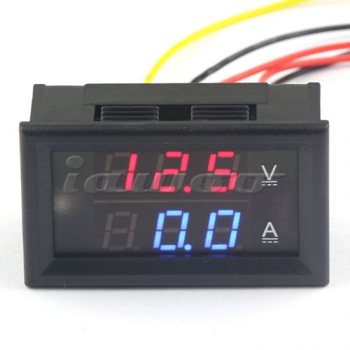 DC 300V Voltmeter 0-50A Ammeter Digital Voltage Ampere Current Panel Meter 2in1