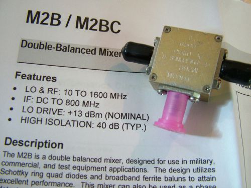 RF MIXER  10MHz - 1600MHz IF DC- 800MHz MA COM M2BC SMA