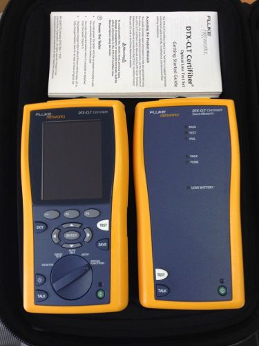 Fluke dtx-clt-m certifiber optical loss test set for sale