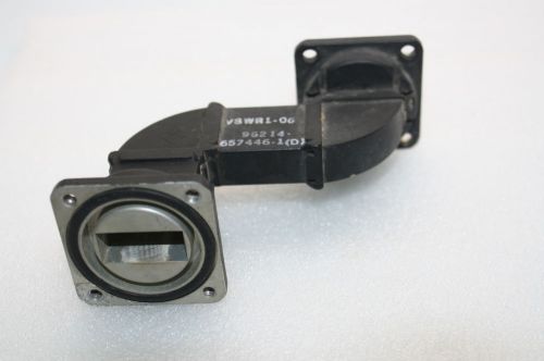 Microwave rigid waveguide adapter s bend h plane wr90 8.20-12.40ghz choke cbr for sale