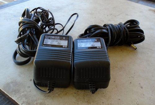 Set of 2 Cambridge Soundworks TEAD -41-090400UT 9V AC Adaptor