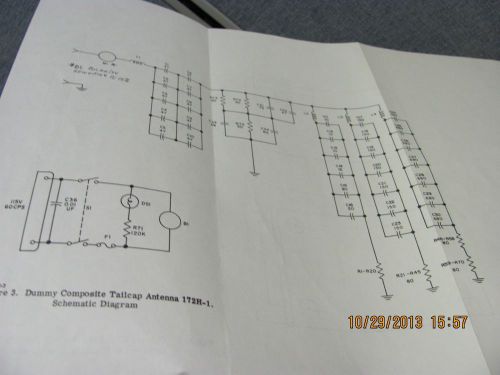 COLLINS MANUAL 172H-1: Dummy Composite Tailcap Antenna - Instruction #18895