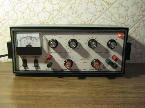 Heathkit Sine Square Audio Generator Model IG-5218 6 Watts Clean and Working!