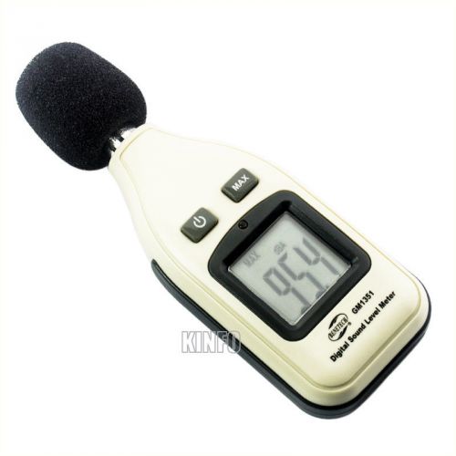 Digital LCD Sound Noise Level Tester 30~130dBA Decibel Pressure AUTO Backlight