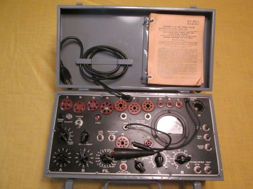 VINTAGE SIGNAL CORPS I-177B TUBE TESTER 6828