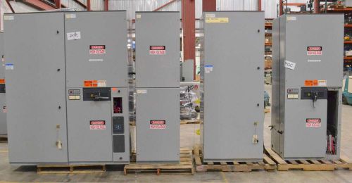 CUTLER HAMMER SL50F430 MEDIUM VOLTAGE STARTER 400A 4160V-AC SWITCHGEAR B335704