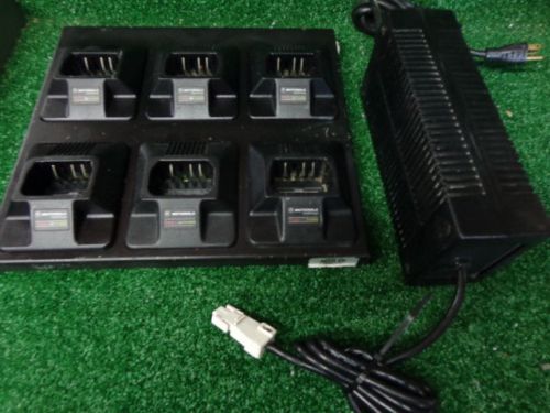 Motorola 6 Bank Charger HTN9060A  for GTX, P110, P1225, LTS2000, GP300, GP350