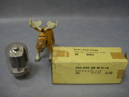 GE 6GE5 Military Grade Vacuum Tube Dated 1968