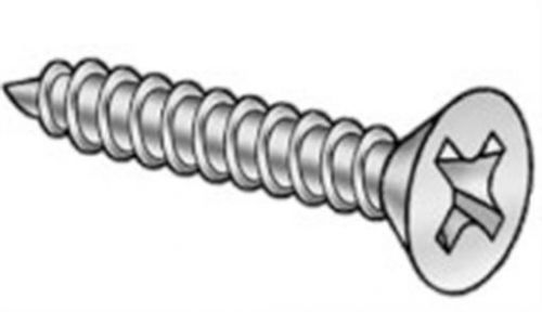 #6x1 Sheet Metal Screw Phillips Flat Hd Type A Stainless Steel Pk 200