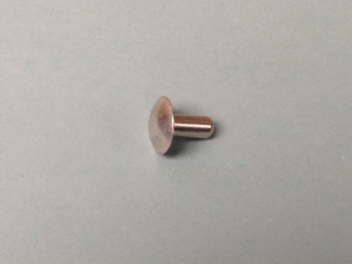 Solid aluminum rivets 3/16&#034; x 7/16&#034; length brazier head 75 pc for sale