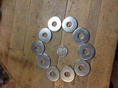 10 military grade flat washers jeep HMMWV truck 1 1/4 x 3/8 x 3/32 thick steel