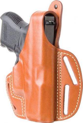 420005bn-l blackhawk brown left hand leather pancake holster for glock 26/27/33 for sale