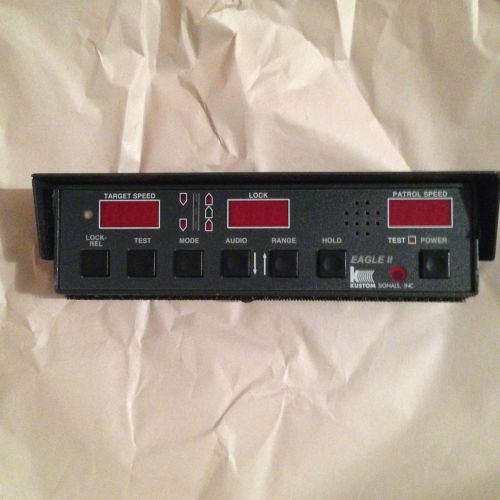 Kustom signals eagle ii 2 traffic front radar system for sale