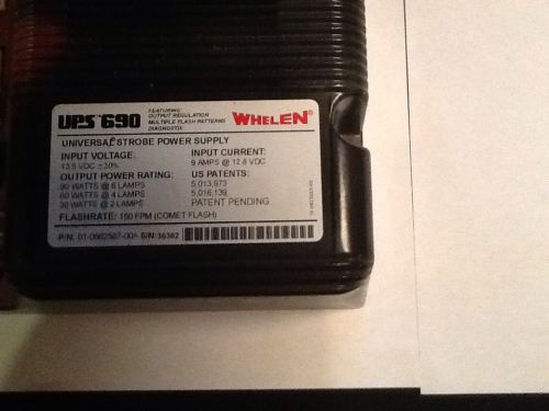 whelen ups690 6 Head Power Supply