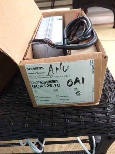 Siemens GCA126.1U, Open Air Actuator - NEW IN BOX