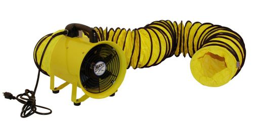 NEW! MaxxAir HVHF 08COMBO Heavy Duty 8-Inch Cylinder Fan with 20-foot Vinyl Hose