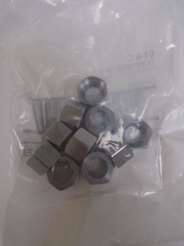 COMPRESSION NUT FOR 3/8&#034;  OD TUBE. BRASSCRAFT 61-6C (10PC)