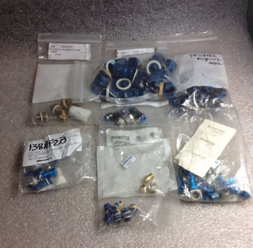 (H3) HUGE LOT OF VARIOUS FESTO FITTINGS