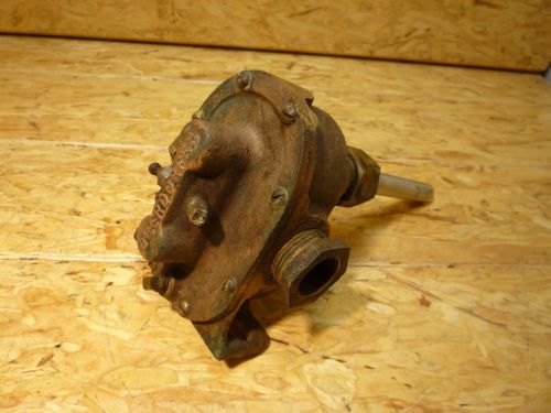 Vintage Brass Oberdorfer Water Pump Impeller Gears Belt Driven