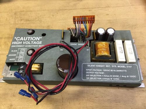 SILENT KNIGHT 5197 POWER SUPPLY FOR SK-5207 Fire Alarm