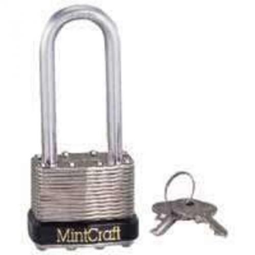 Padlock Laminated 2In 1-1/2In MINTCRAFT Laminated Padlocks HD00040L-3L Steel