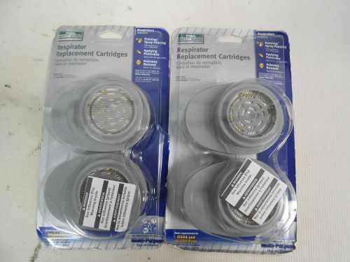 2 Packs MSA Repirator Replacement Cartridges, 4 Total, Model 817667, New in Box