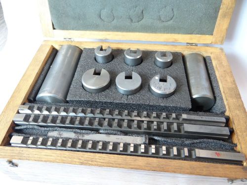 Dumore 40b broach set d style 5/16&#034;-1/2&#034; w bushings &amp; case for sale